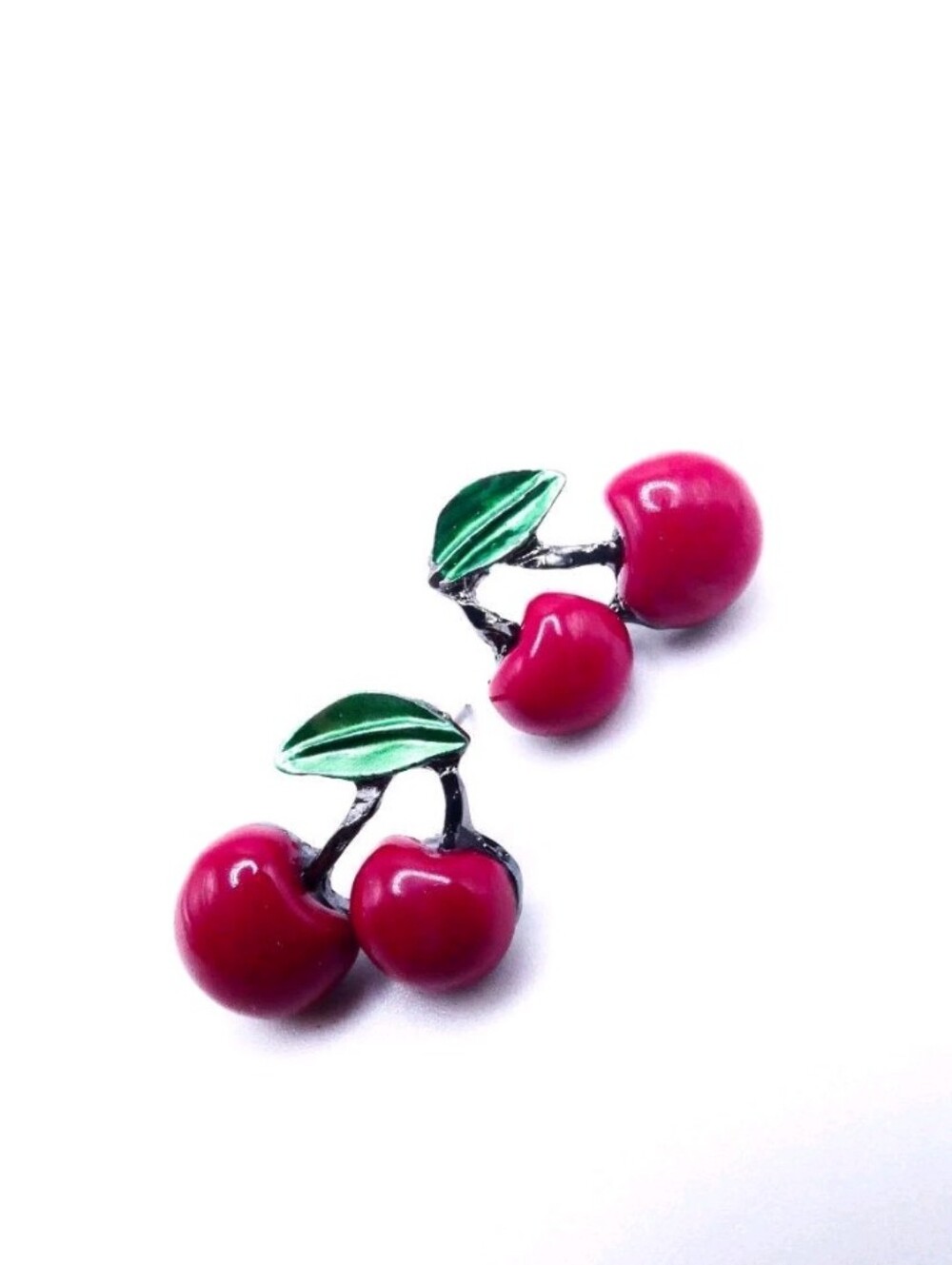 CJ Banks Cherry Earrings - Picture 4 of 8